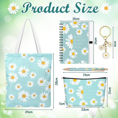 Daisy, Mystery Book Gift Set | Book Lover Gift Box | Floral Reader Gift | Reading Journal, Daisy Tote Bag, Bookish Gifts, Floral Gift Set