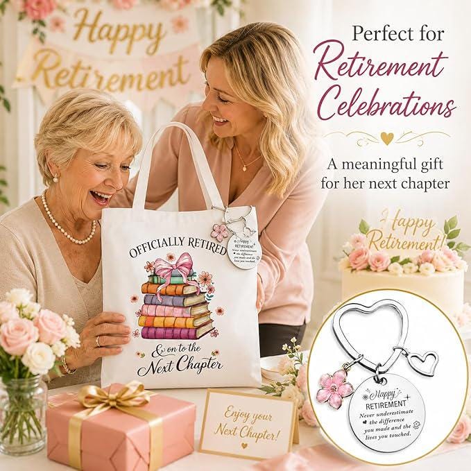Retirement Gift Box for Women, Retired 2026 Gift Box, Book Lovers Care Package, Gift for Retired , Teacher, Coworker Gift, Bookish Gift