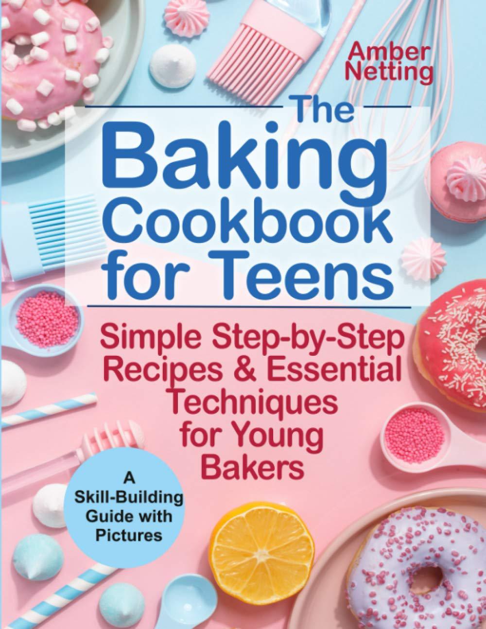 Teen Baking Gift Set with Cookbook & Apron – Complete Teenager Cake Decorating Kit  Ages 13-19, Baking Gift, Christmas Gift for Teens