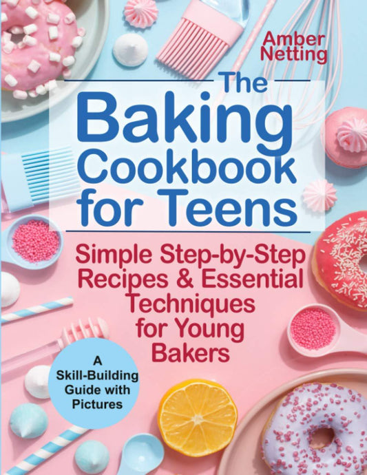 Teen Baking Gift Set with Cookbook & Apron – Complete Teenager Cake Decorating Kit  Ages 13-19, Baking Gift, Christmas Gift for Teens