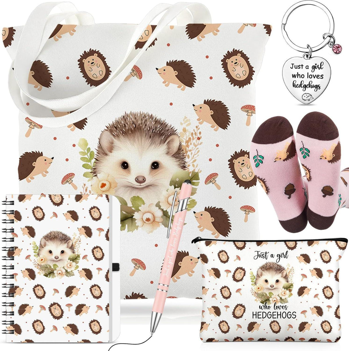 Hedgehog  Gift Set | Mystery Book | Hedgehog Gifts for Her | Surprise Book Box | Book Lover Gift | Birthday Gift for Readers