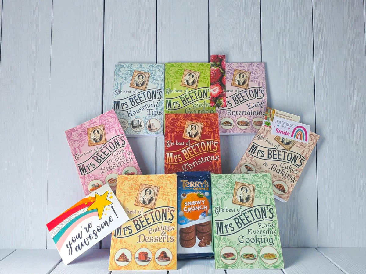 Vintage Mrs Beeton's Cook/Housekeeping Book Set: British Recipes, Gift Bundle