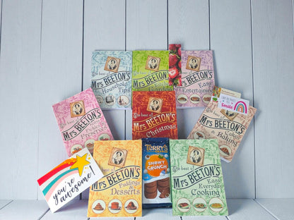 Vintage Mrs Beeton's Cook/Housekeeping Book Set: British Recipes, Gift Bundle