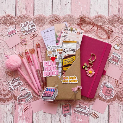 Book Gift Set | Blind Date Book | Wrapped Book & Journal Gift | Reader Gift | Book Lover Gift | Choose your own Colour