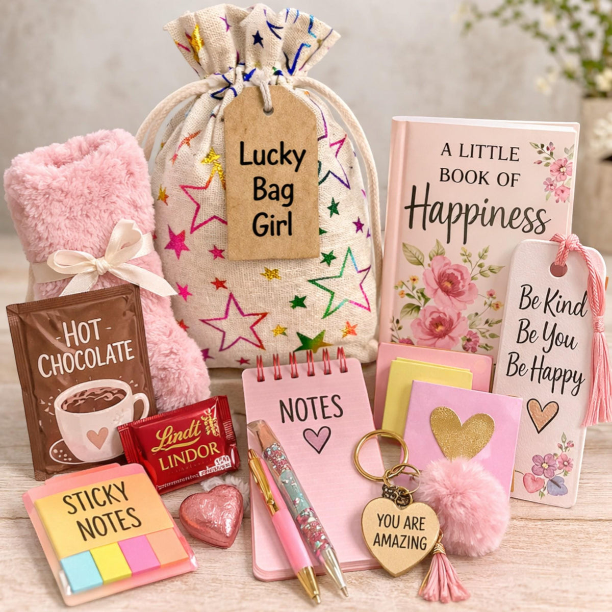 Lucky Mystery Gift Bag | Girl or Boy Surprise Bag | Party Favour Gift | Birthday Graduation Exam Results Gift | Self Care Kit