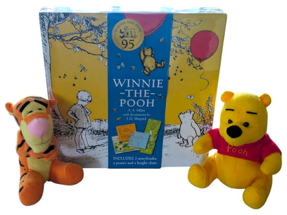 Winnie-the-Pooh Gift Set with Plush Toys and Storybooks | 95th Anniversary Box | Pooh & Tigger Plushies