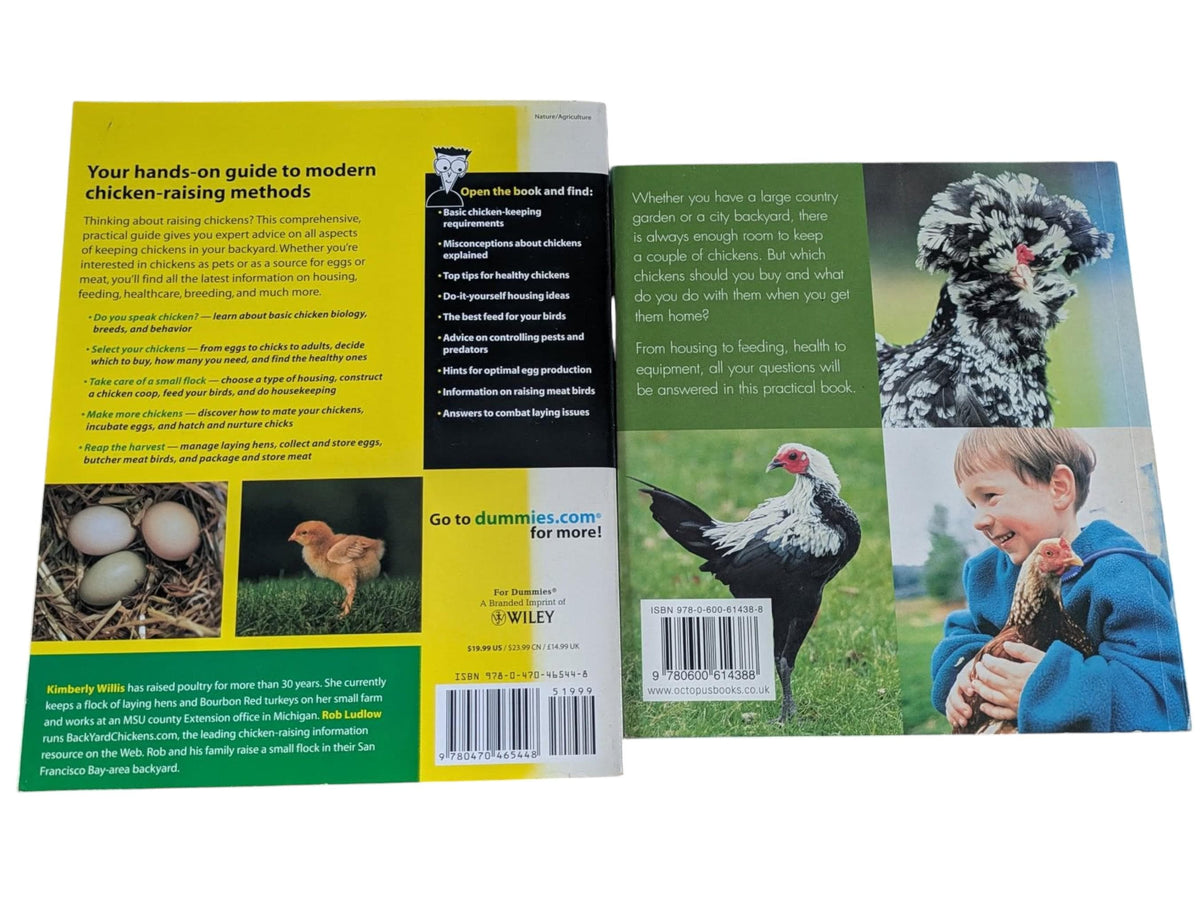 Vintage Keeping Chickens Book Bundle: Gift for Chicken Keepers