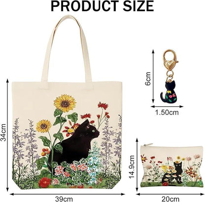 Cat Gift Set | Blind Date With A Book | Book Lover Gift Box | Cat Lover Gift | Cozy Cat Care Package | Cat Tote & Journal Set | Cat Mum Gift