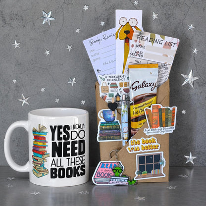 Blind Date with a Book Gift Set | Bookworm Gift Box | Bookish Mug & Reading Gift | Gift for Readers | Bibliophile Gift