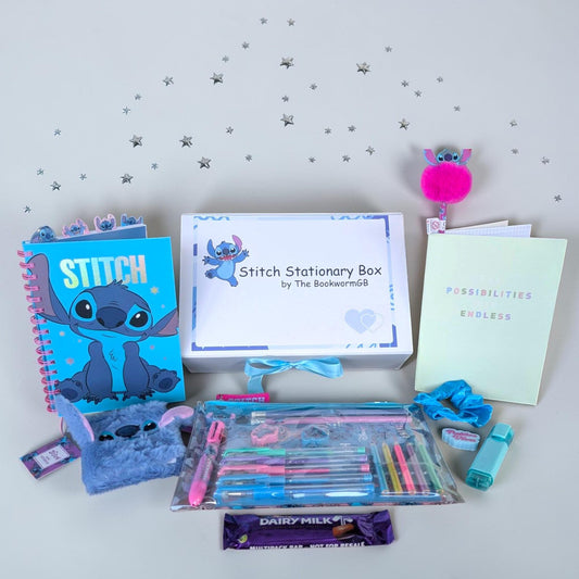 Stitch Stationery Set for Kids – School Supplies, Writing Set, Gift Box with Optional Book