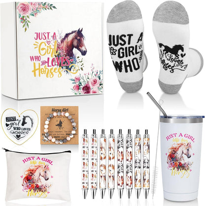 Horse Gift Set | Blind Date With A Book | Horse Lover Book Box | Mystery Book Gift for Girls | Reader Care Package | Horse Themed Gifts
