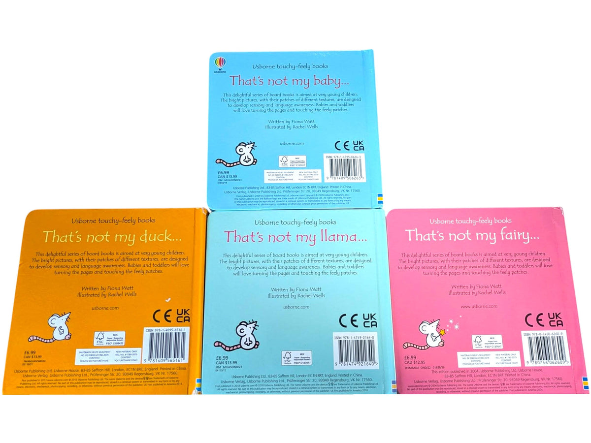 That's Not My... Board Books and Teddy Bundle, Baby Toddler Gift