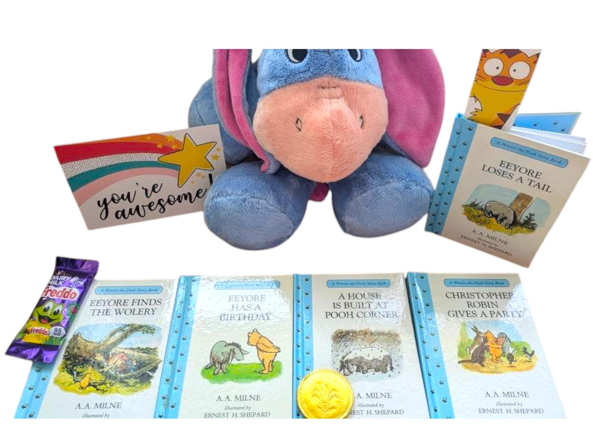 Preloved Winnie-the-Pooh Book Set with Plush | A.A. Milne Kids Gift