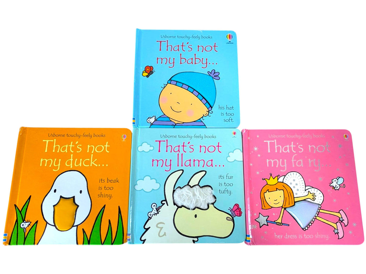 That's Not My... Board Books and Teddy Bundle, Baby Toddler Gift