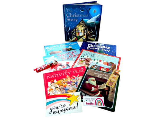 Children's Christmas Book Bundle: Nativity Story Gift Set