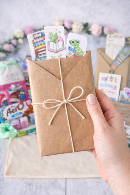 Bookworm Gift Set, Blind Date with a Book, Choose Genre, Book Lover Gift with Stationery, Bookish Surprises, Bookish Gift