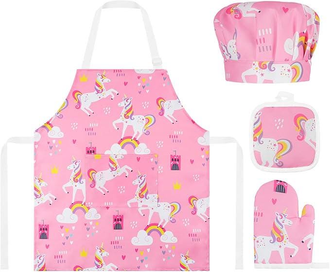 Kids Baking Gift Set for Children | Lakeland Baking Set, Cookbook & Child's Apron Set | Little Baker Gift | Christmas Present | 3+