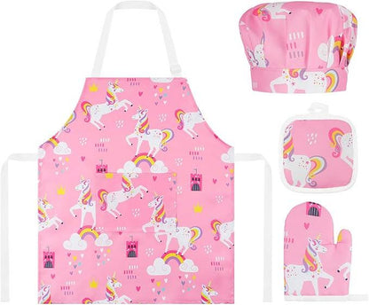 Kids Baking Gift Set for Children | Lakeland Baking Set, Cookbook & Child's Apron Set | Little Baker Gift | Christmas Present | 3+