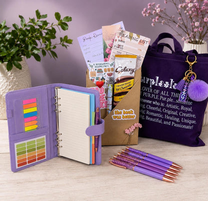 Purple Bookish Gift Set | Book Lover Gift Box | Blind Date with a Book | Reader Gift | Bookish Present |