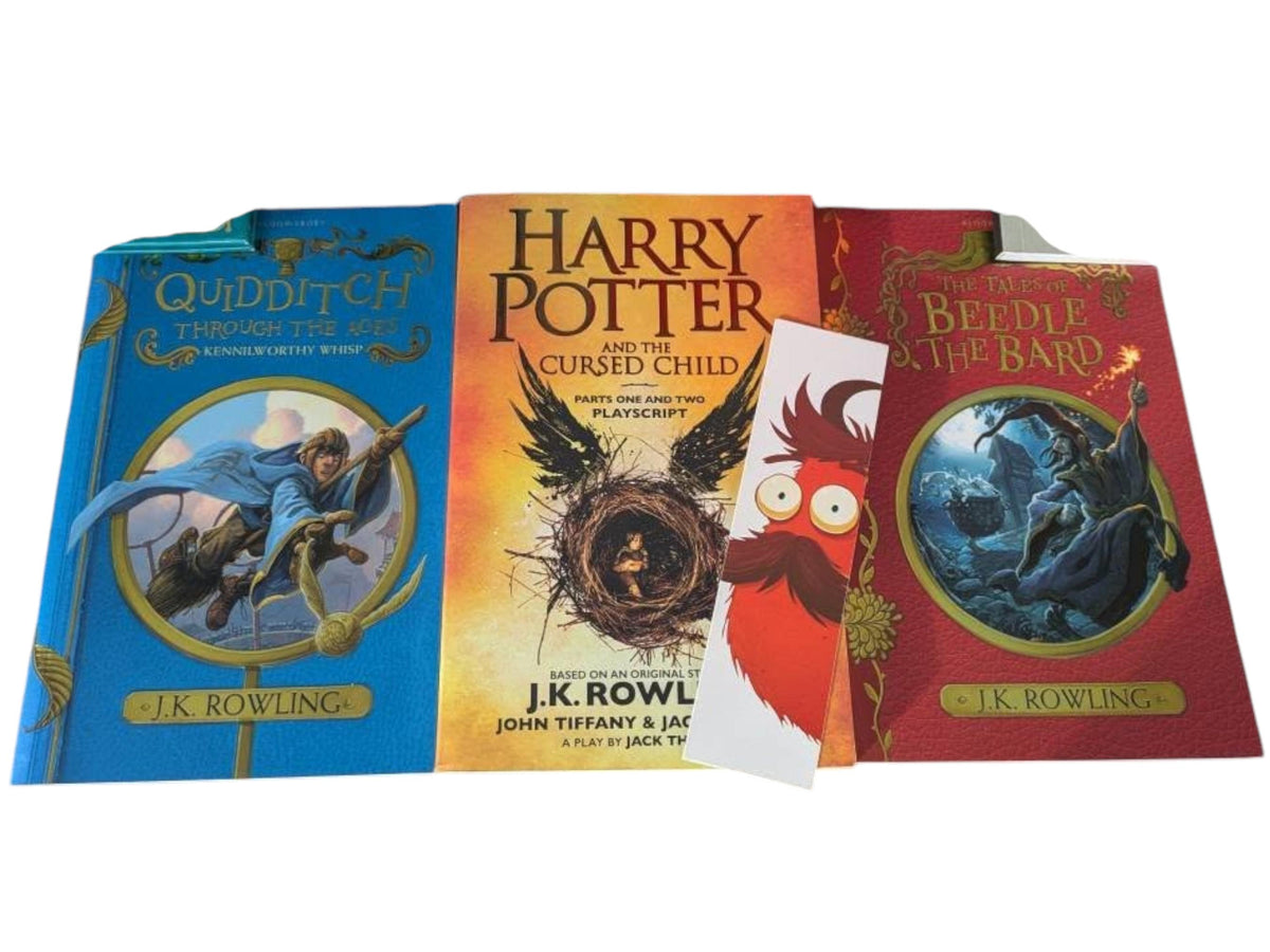 Harry Potter Books, Giant Bundle and Hedwig Plushie Cushion