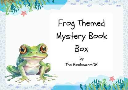 Frog Gift Set | Blind Date With A Book | Frog Lover Book Box | Book Lover Gift for Girls | Reading Gift Basket | Cozy Bookish Surprise