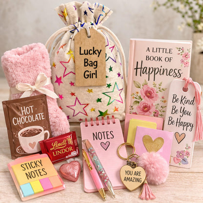 Lucky Mystery Gift Bag | Girl or Boy Surprise Bag | Party Favour Gift | Birthday Graduation Exam Results Gift | Self Care Kit