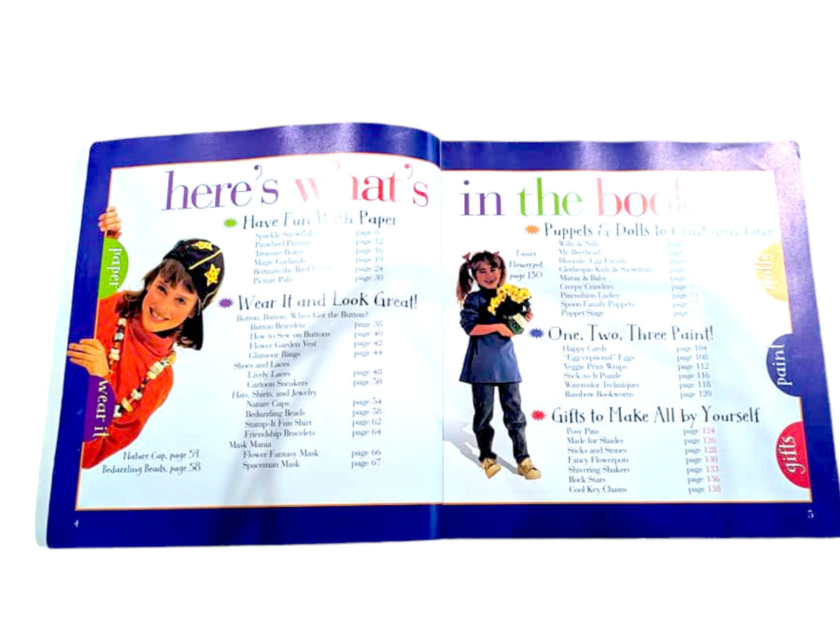 Vintage Children's Craft Book Bundle: Activity Ideas, Gift Bound