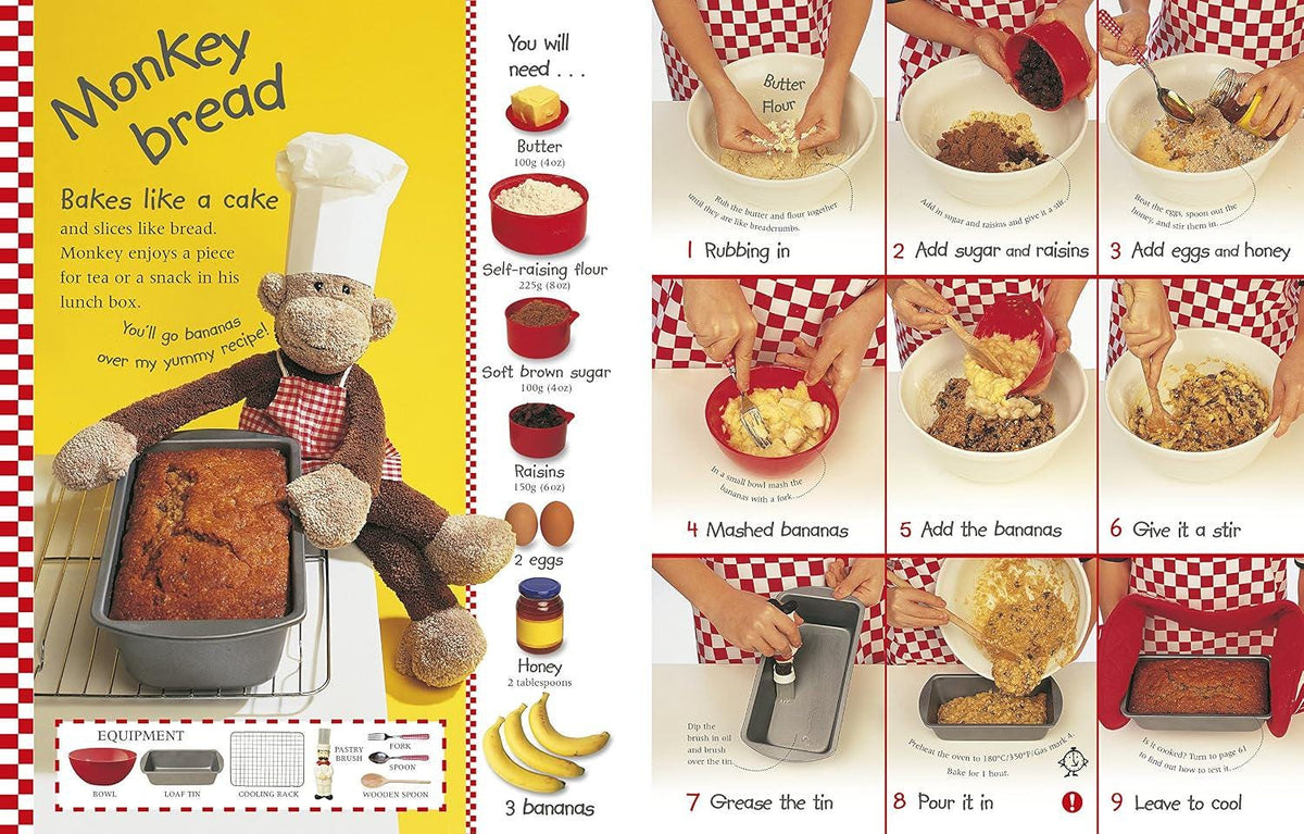 Kids Baking Gift Set for Children | Lakeland Baking Set, Cookbook & Child's Apron Set | Little Baker Gift | Christmas Present | 3+