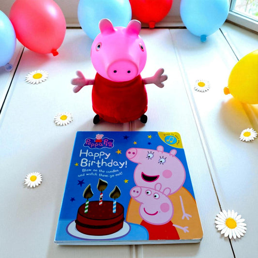 Peppa Pig Birthday Book & Interactive Toy Bundle