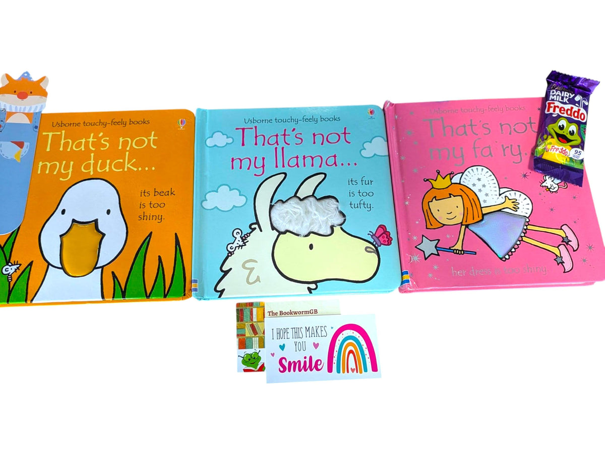 That's Not My... Board Books and Teddy Bundle, Baby Toddler Gift