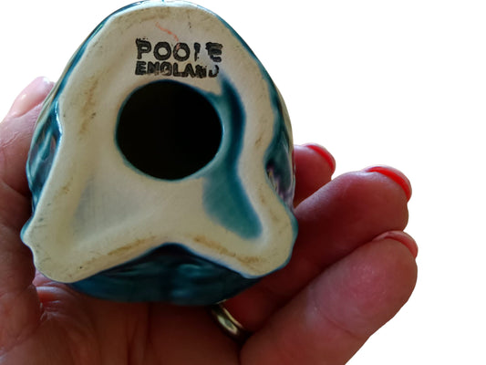 Vintage Ceramic Owl Figurine: Poole Pottery, Bird Lover Gift