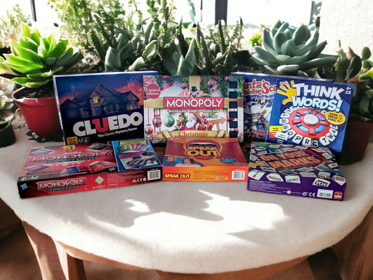 Used Family Board Games: Cluedo, Monopoly, Speak Out