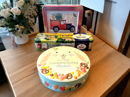 Vintage Style Biscuit Tins: Retro Kitchen Storage
