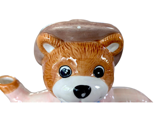 Vintage Decorative Teapot: Robin, Bear, Farm - Teapot Collector Gift