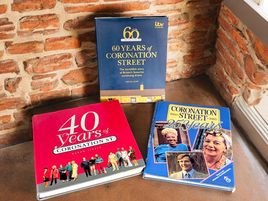 Vintage Coronation Street Books: 25, 40, 60 Years - Corrie Memorabilia