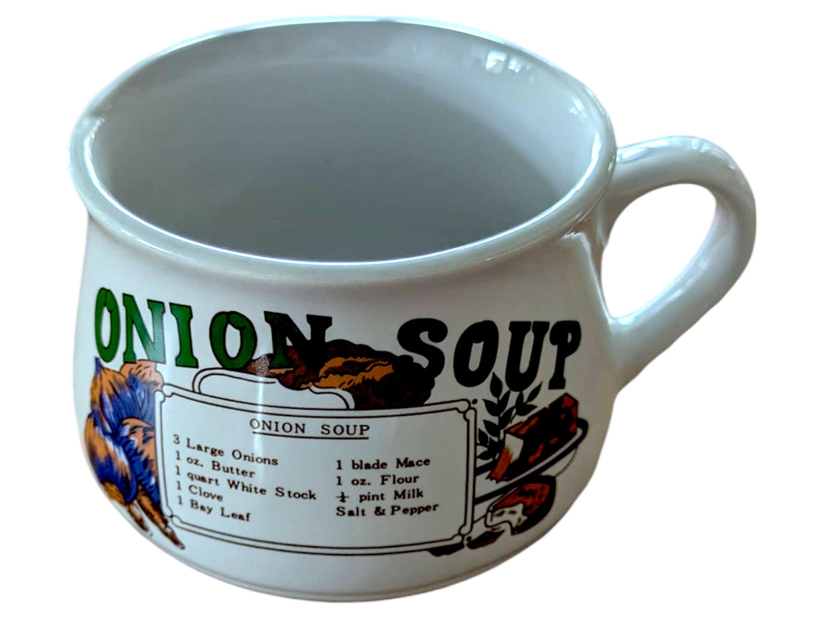 Vintage Soup Mugs: 1970s Pottery, Farmhouse Kitchen