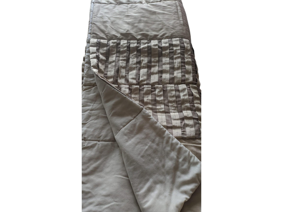 Vintage NEXT Gold Quilted Duvet, 230x160cm Bedspread: Puffy Quilt
