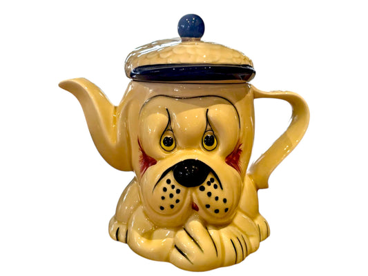 Vintage price & Kensington Dog Teapot – Ceramic Bulldog Teapot Collectible Kitchen Decor Gift