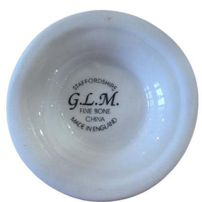 Staffordshire Cow Egg Cups: Novelty Tableware Set