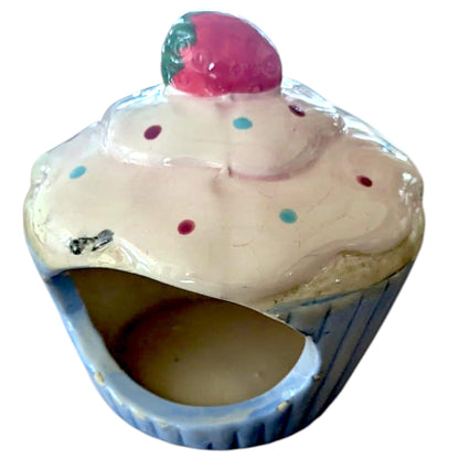 Vintage Cupcake Jars: Shabby Chic Kitchen Storage (Damaged)