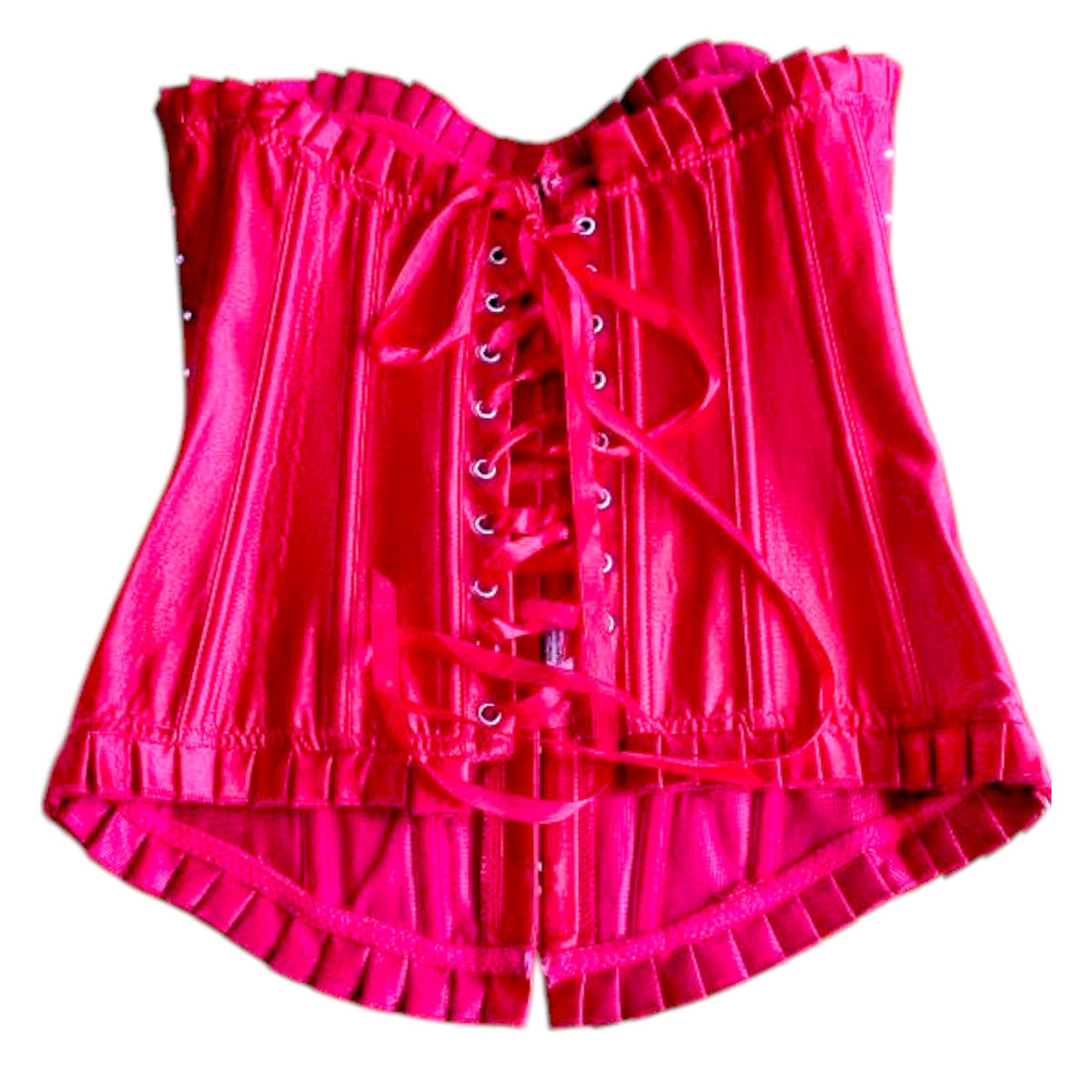 Medium Boned Corset: Lace-Up Historical Reenactment Costume