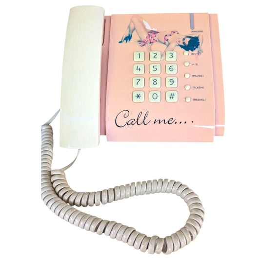 Pinup Girl, Pink Vintage Style Telephone: Peepshow Telephone @David Wright,  1950s Style Home Decor'