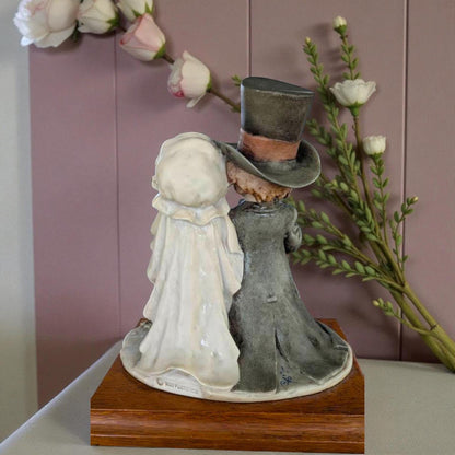 Giuseppe Armani Bride & Groom, Wedding 1982, Signed