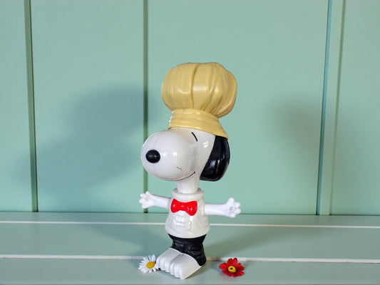 Vintage Snoopy Chef Figurine | Peanuts Kitchen Decor