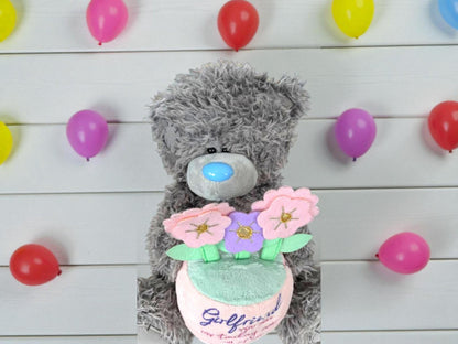 Me to You Teddy Bear with Flowers – Girlfriend Gift