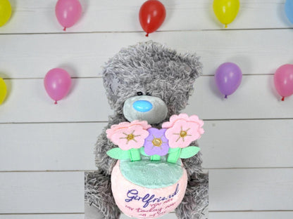 Me to You Teddy Bear with Flowers – Girlfriend Gift