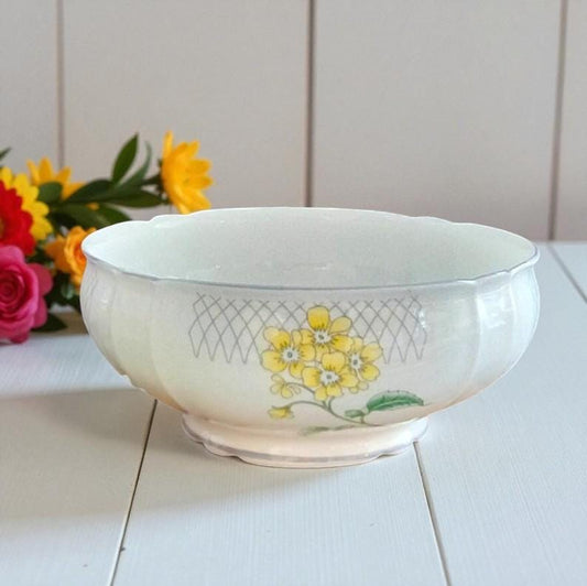 Royal Stafford Grey Mist China Tureen: Vintage Floral Serving Dish