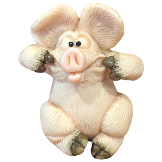 Vintage Piggin Figurines  – Boxed Cute Pig Ornaments, Pants, Learners, Snoring, Childish