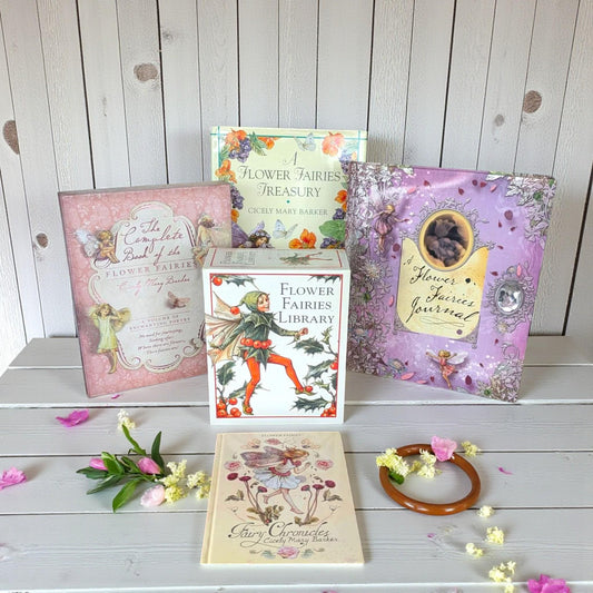 Vintage Flower Fairies Books by Cicely Mary Barker – Classic Fairy Treasury & Journal (Sold Separately)
