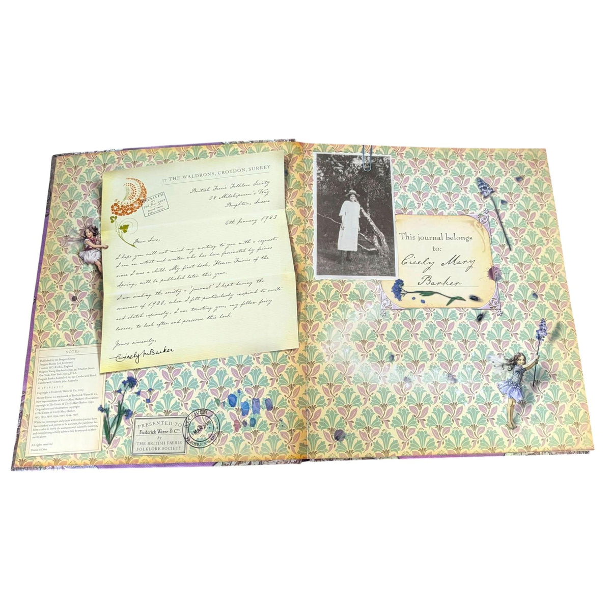 A Flower Fairies Journal (also known as Fairyopolis) by Cicely Mary Barker.